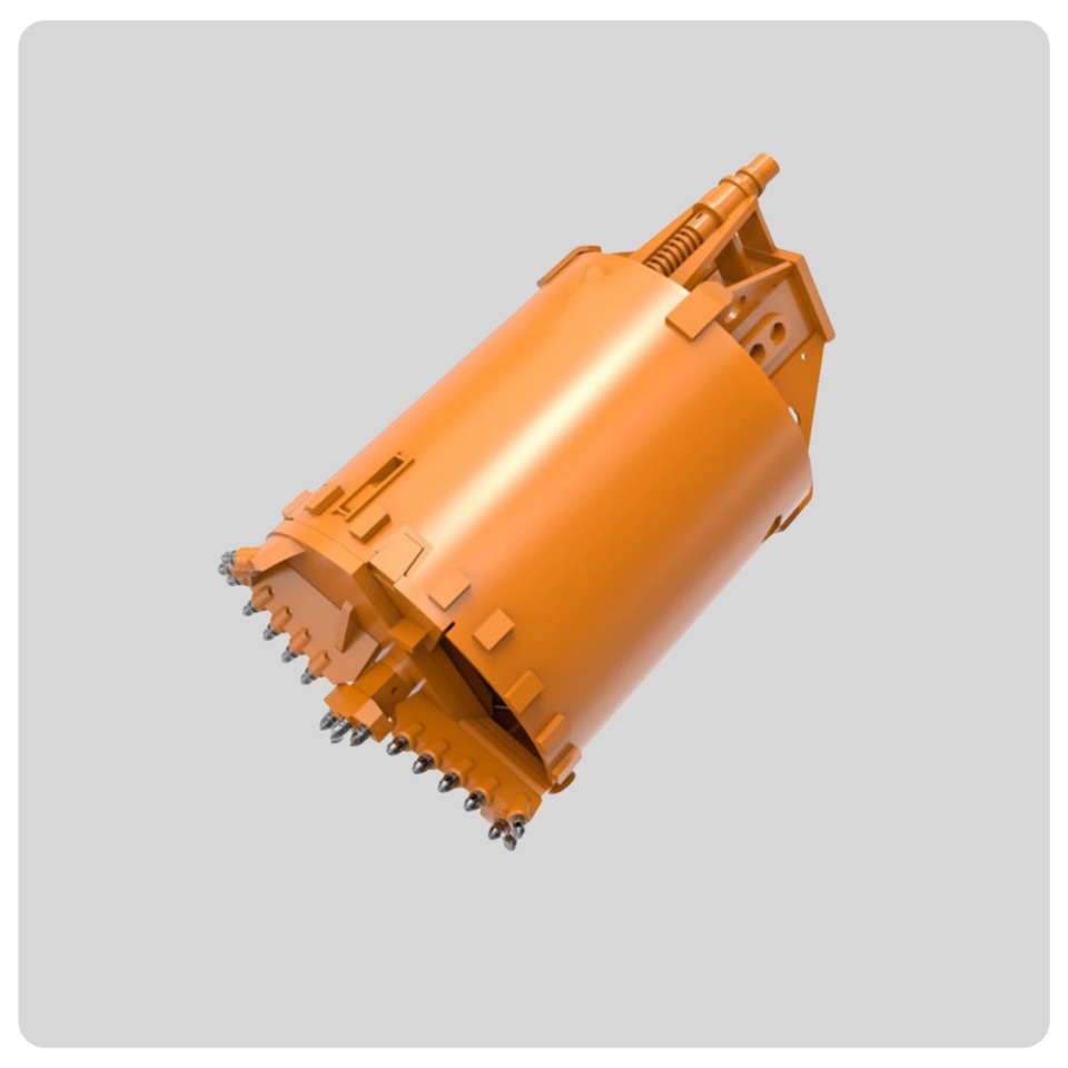 Rock Drilling Bucket
